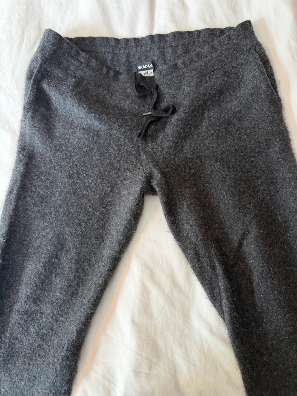 NAADAM Kids Charcoal Gray Knit Leggings